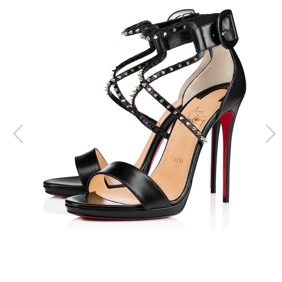 Christian Louboutin Choca Lux 120mm black heels